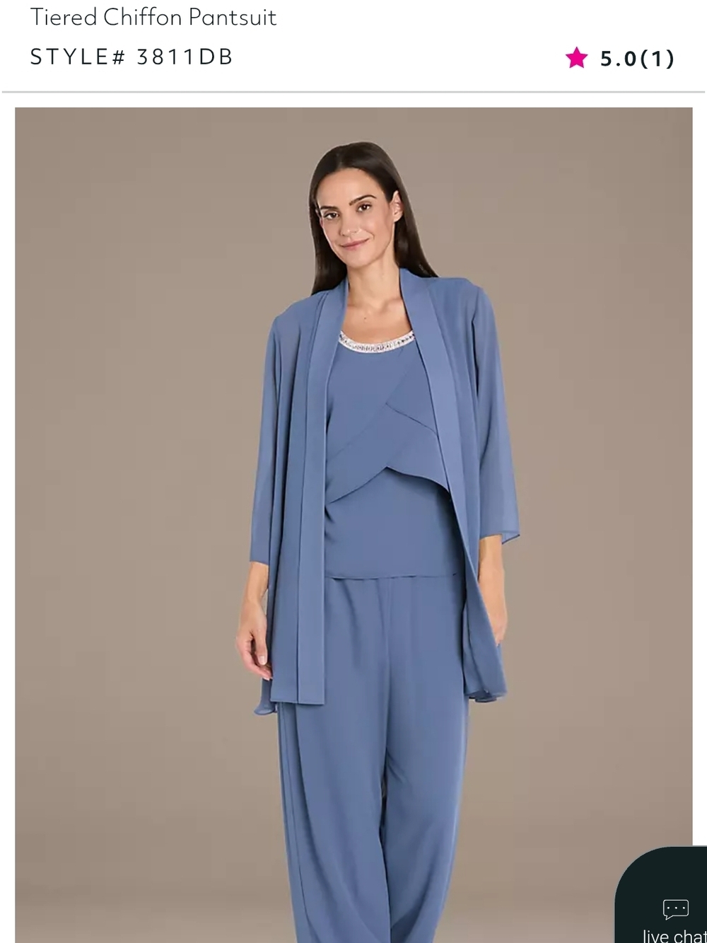 David's Bridal Pant Suit